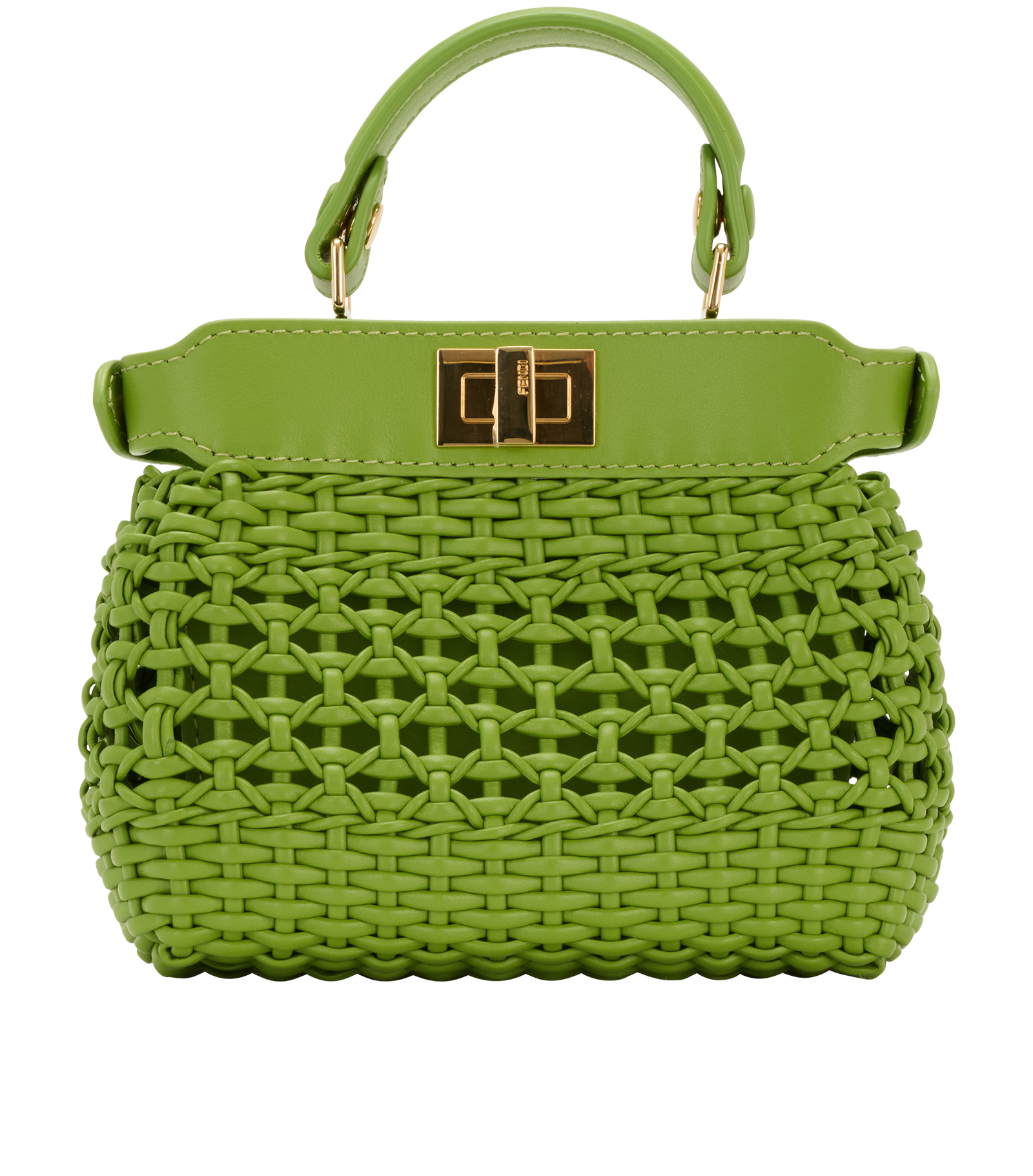 Nano Peekaboo, &pound;995, Handbags, Green, Leather, Back view